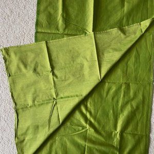 - Green leafy colour duppatta scarf shawl pure silk cotton mix 70" x 21.5"